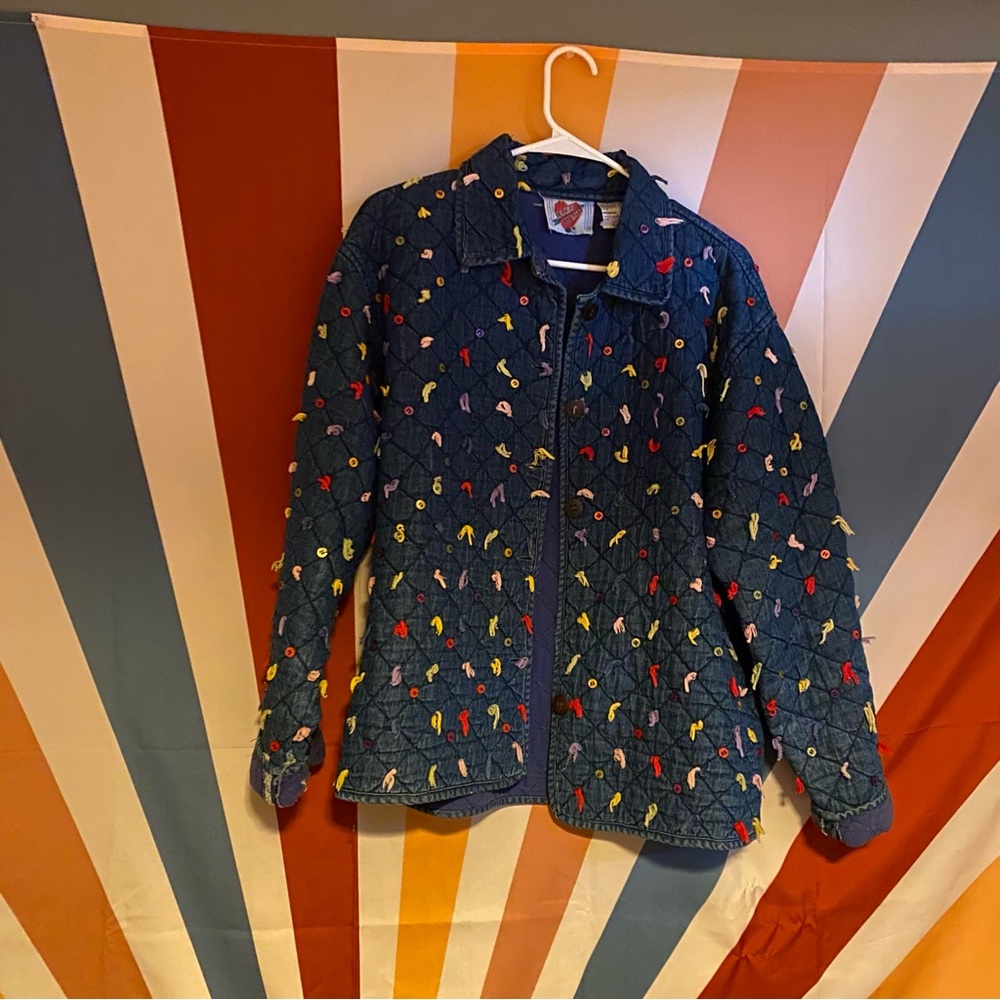 VTG KEREN Hart Denim Quilted Jacket